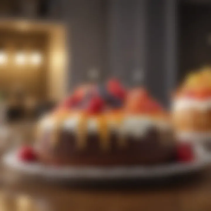Loyalty program graphic with cakes