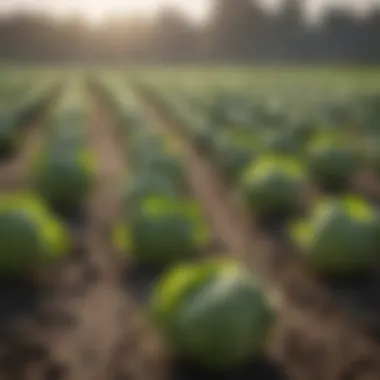 A sustainable farm growing Brussels sprouts under optimal conditions