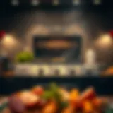 Overview of the Char Broil three-burner grill showcasing its sleek design