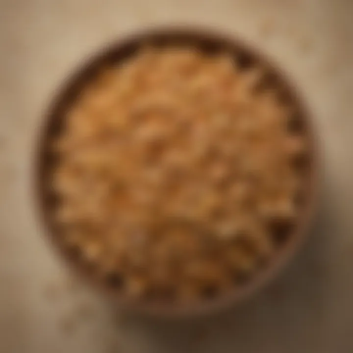 An artistic display of cosmos caramel popcorn in a decorative bowl surrounded by stars