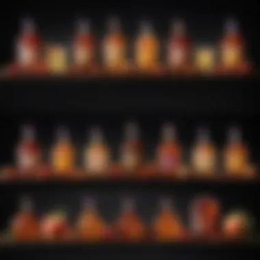 Artistic display of various Crown Royal Apple cocktails