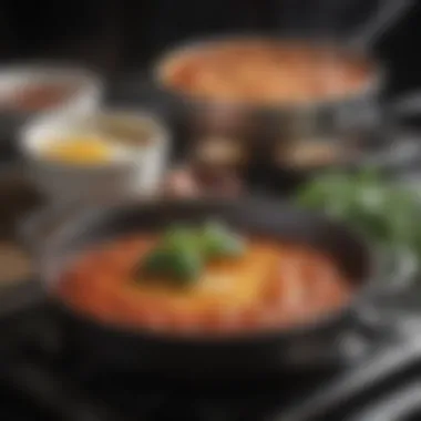 Infographic showing maintenance tips for deep dish frying pans