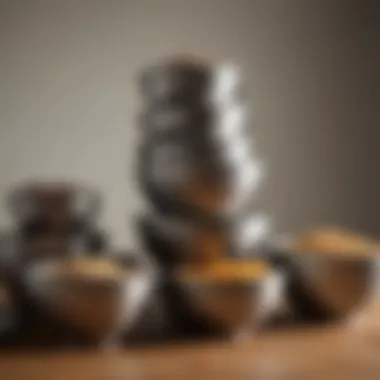 Versatile Bowl Collection Stacked deep stainless steel bowls showcasing different sizes