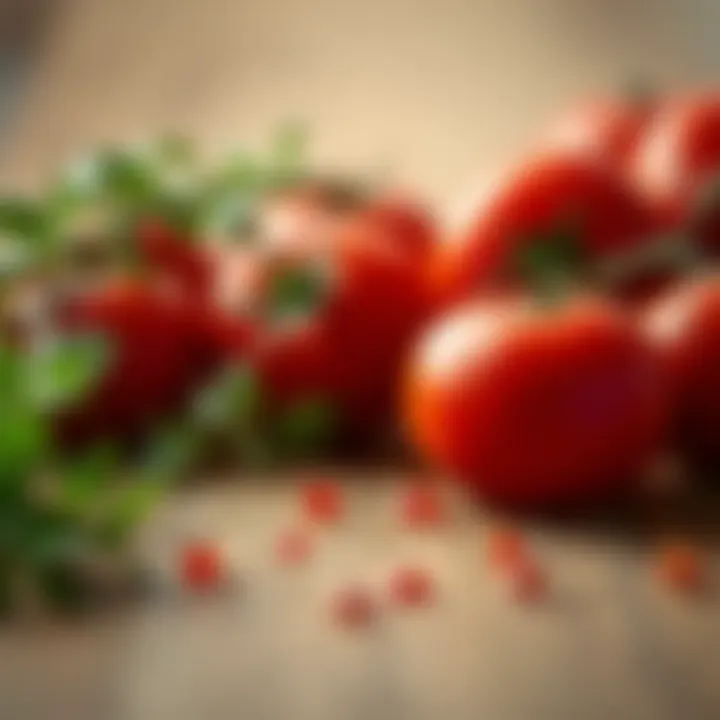 Fresh tomatoes and herbs complementing Don Pepino Pizza Sauce