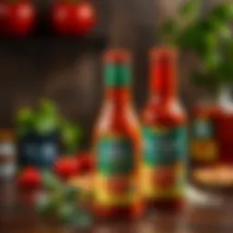 Vibrant bottle of Don Pepino Pizza Sauce against a rustic background