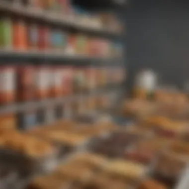 Organized storage containers filled with Passover treats