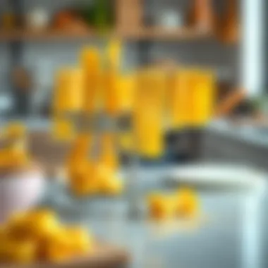 Stylish pasta drying rack showcasing various pasta shapes