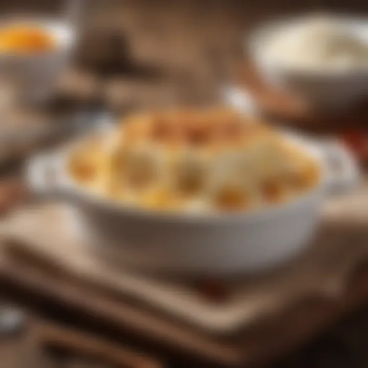 Delicious baked dish made with cottage cheese and spices
