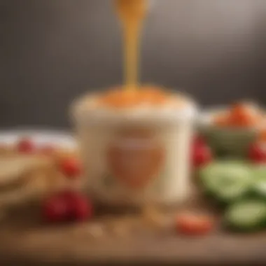 A creative dish featuring Heluva Good Dip as a gourmet ingredient.