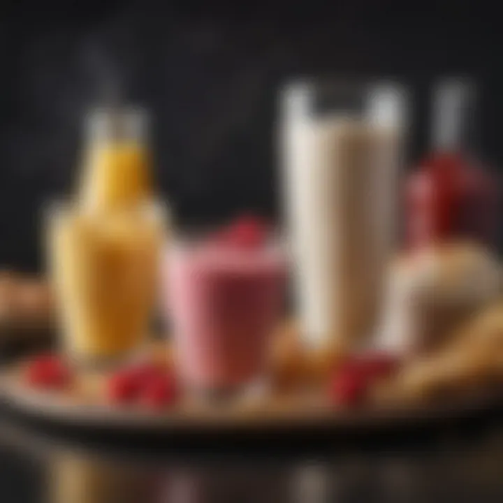 A balanced meal plan incorporating ketosis shakes