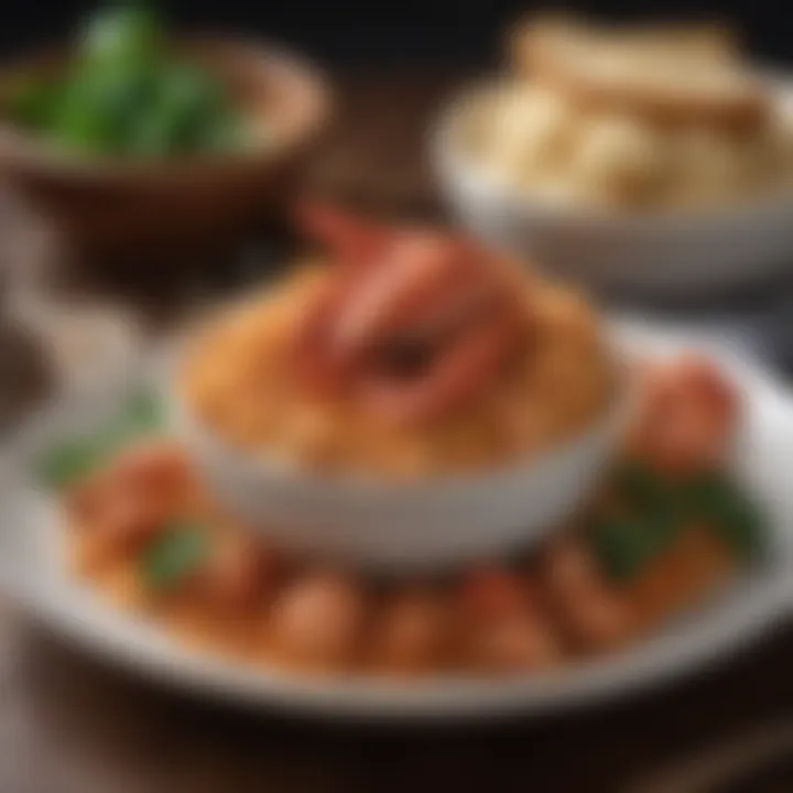 A variety of cuisines featuring dishes that incorporate lobster paste