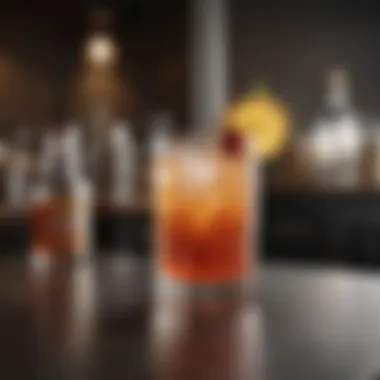 A seamless delivery experience showcasing a cocktail package