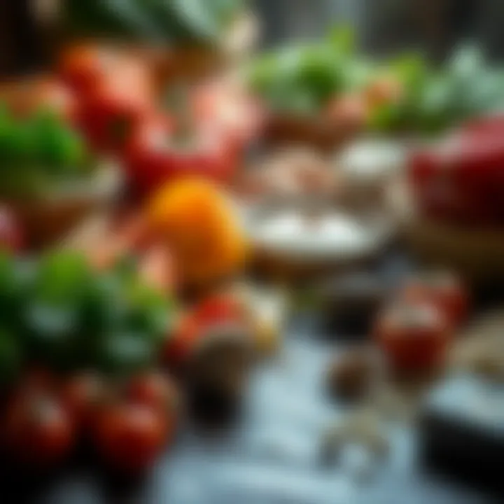 An array of fresh ingredients ready for a culinary adventure