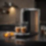 Elegant Nespresso coffee machine in a modern kitchen setting