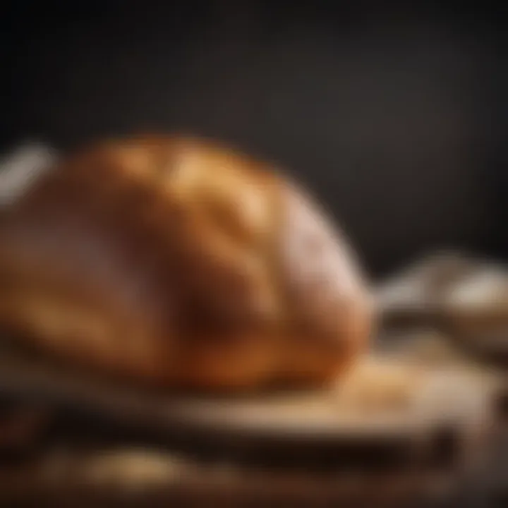 A freshly baked loaf of traditional New Zealand bread with a golden crust.