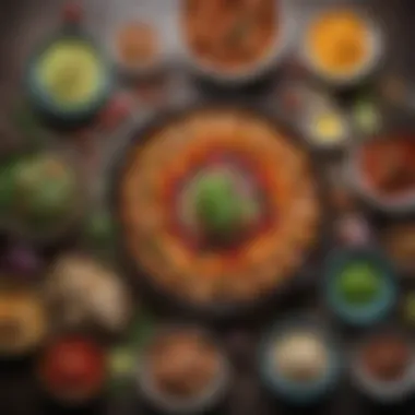 A Colorful Array of Paleo Dishes Vibrant paleo meal spread showcasing fresh ingredients