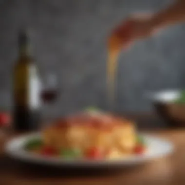 Elegant plating of Prego Ziti with complementary sides