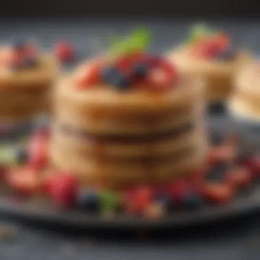 An array of colorful toppings and ingredients for enhancing protein pancakes