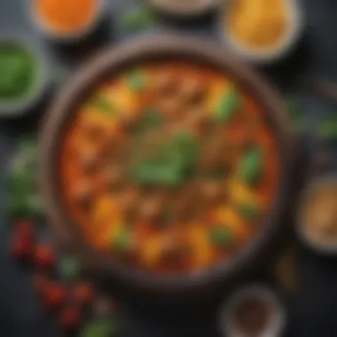 Global Flavors in Vegan Cuisine A diverse selection of vegan dishes from various cuisines, emphasizing global flavors