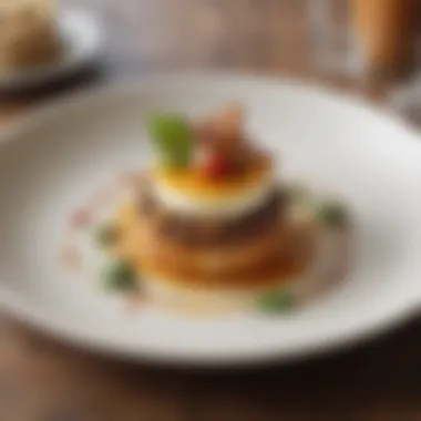 Gourmet Vegan Presentation A beautifully plated vegan dish, highlighting creativity and gourmet presentation