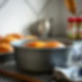 Sleek Design of Round Bread Loaf Pan Elegant round bread loaf pan showcasing its sleek design