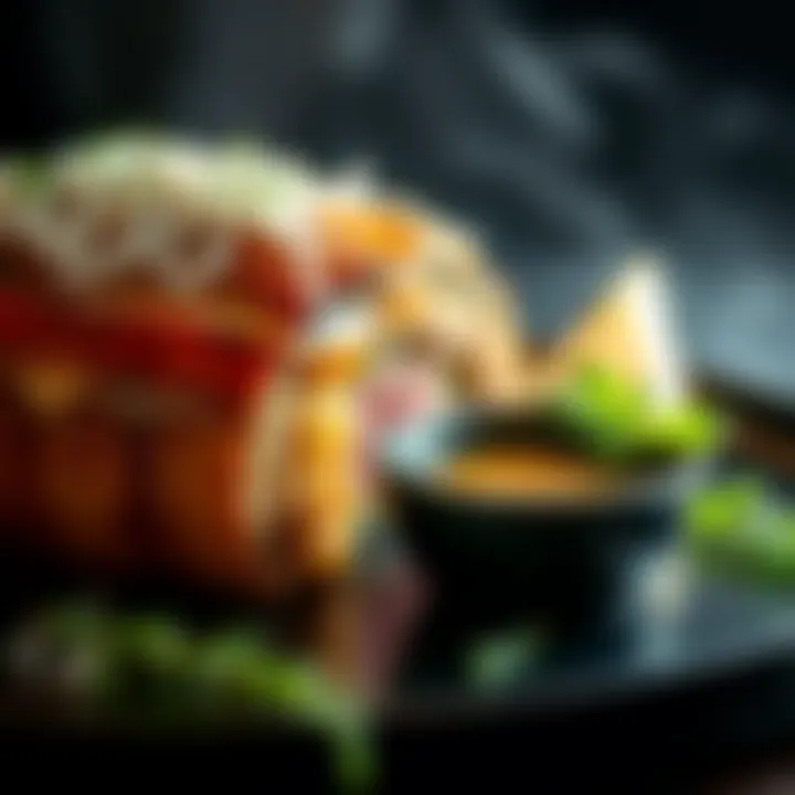 Herb-Infused Sauce Herb-infused sauce bringing freshness to Beef Wellington