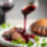 Red Wine Reduction Sauce Rich red wine reduction sauce for Beef Wellington