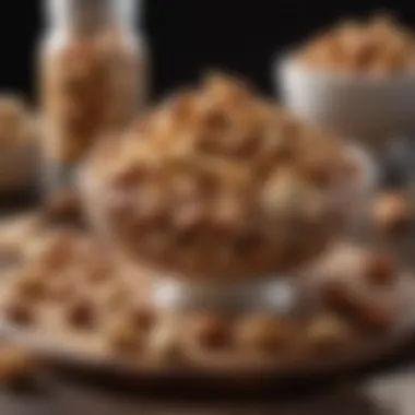 Gourmet Dish Highlighting Soft Nuts A beautifully plated dish featuring soft nuts as a key ingredient.