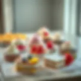 Assorted Sugar-Free Desserts Delicious assortment of sugar-free desserts on a table