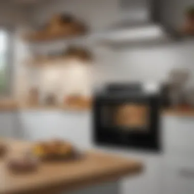 Modern kitchen featuring the Alexa Smart Oven