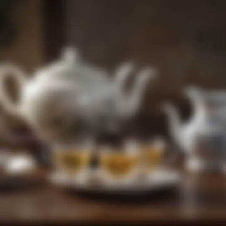 Care and maintenance of china tea set