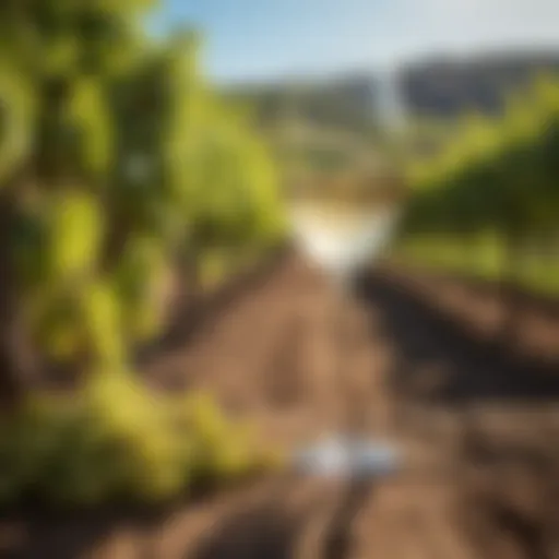 Vibrant Moscato vineyards under the sun