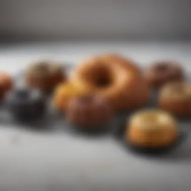 Comparison of various non-stick Bundt pans set against a clean background