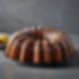 Elegant non-stick Bundt pan showcasing intricate design