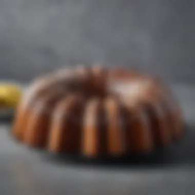 Elegant non-stick Bundt pan showcasing intricate design