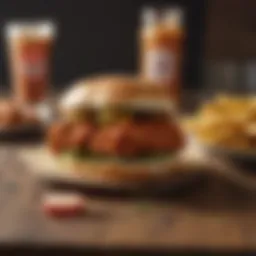 A mouthwatering Nashville hot chicken sandwich with pickles and spicy mayo