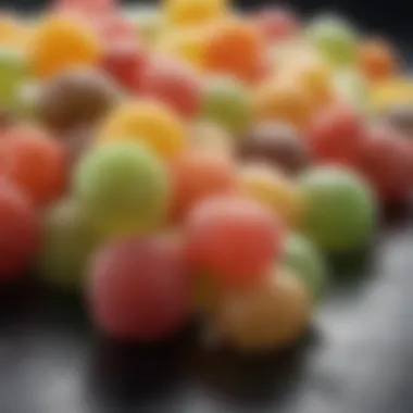 The Science Behind Sour Flavors Scientific representation of sour flavor compounds