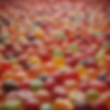 Top Brands in the Sour Candy Market Popular sour candy brands on display