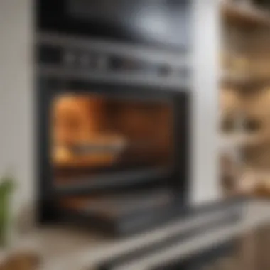 Energy-Efficient Oven in Kitchen Energy-efficient oven in a stylish kitchen setting