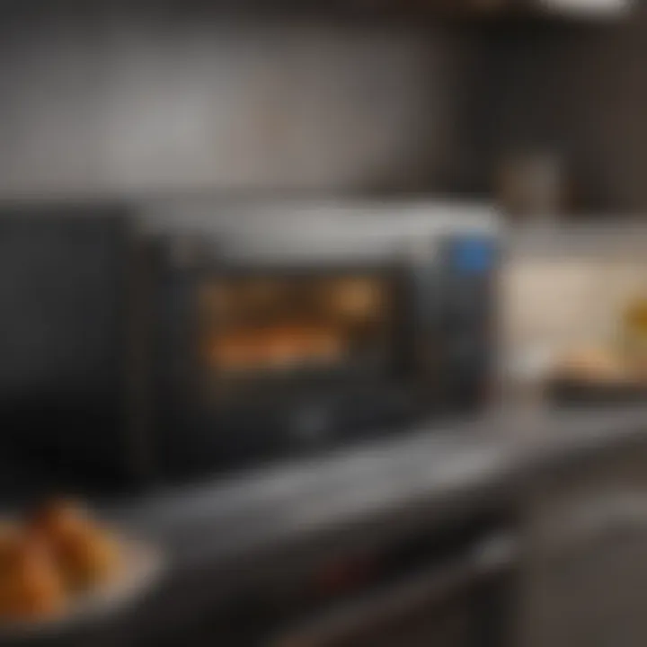 User-friendly control panel of a stand-alone oven