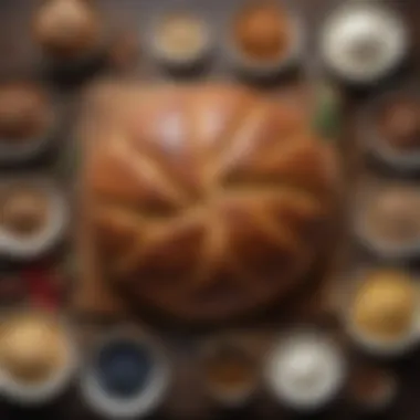 A close-up of ingredients laid out for making friendship bread, highlighting the simplicity and beauty of baking.