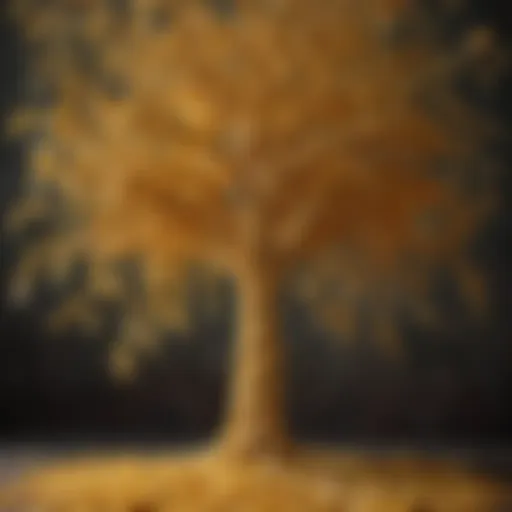 A stunning representation of a pasta tree, showcasing intricate pasta shapes resembling leaves on a tree.