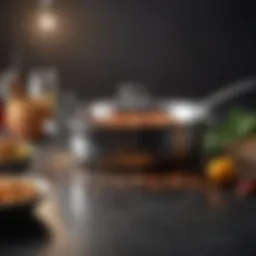 A diverse array of cookware materials showcasing durability and style