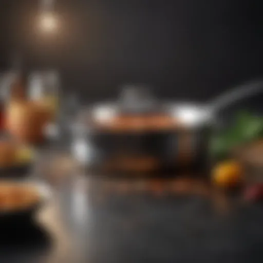 A diverse array of cookware materials showcasing durability and style