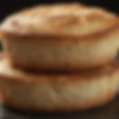 Golden Toasted English Muffin Bread A close-up view of golden-brown English muffin bread toasted to perfection.
