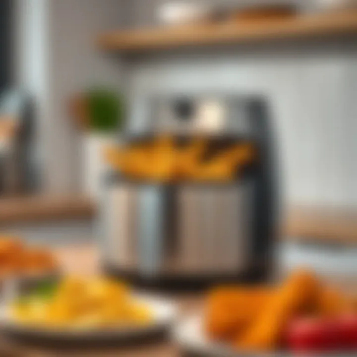 Sleek design of the Emeril Power Fryer 360 showcasing its modern aesthetics