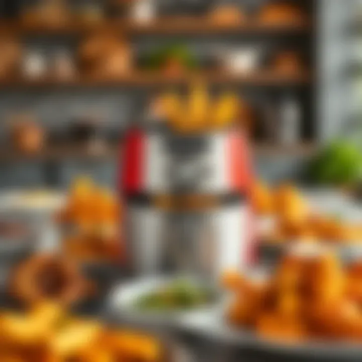 Variety of dishes prepared using the Emeril Power Fryer 360