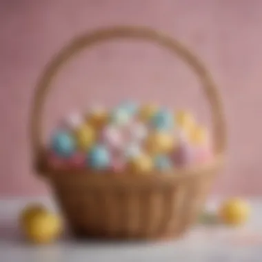 Delightful selection of creative items suitable for a girly Easter basket