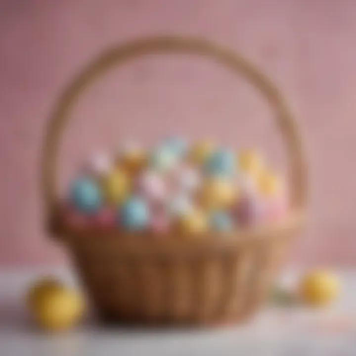 Delightful selection of creative items suitable for a girly Easter basket