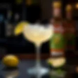 A Guilt-Free Margarita Experience Refreshing zero-calorie margarita cocktail garnished with lime